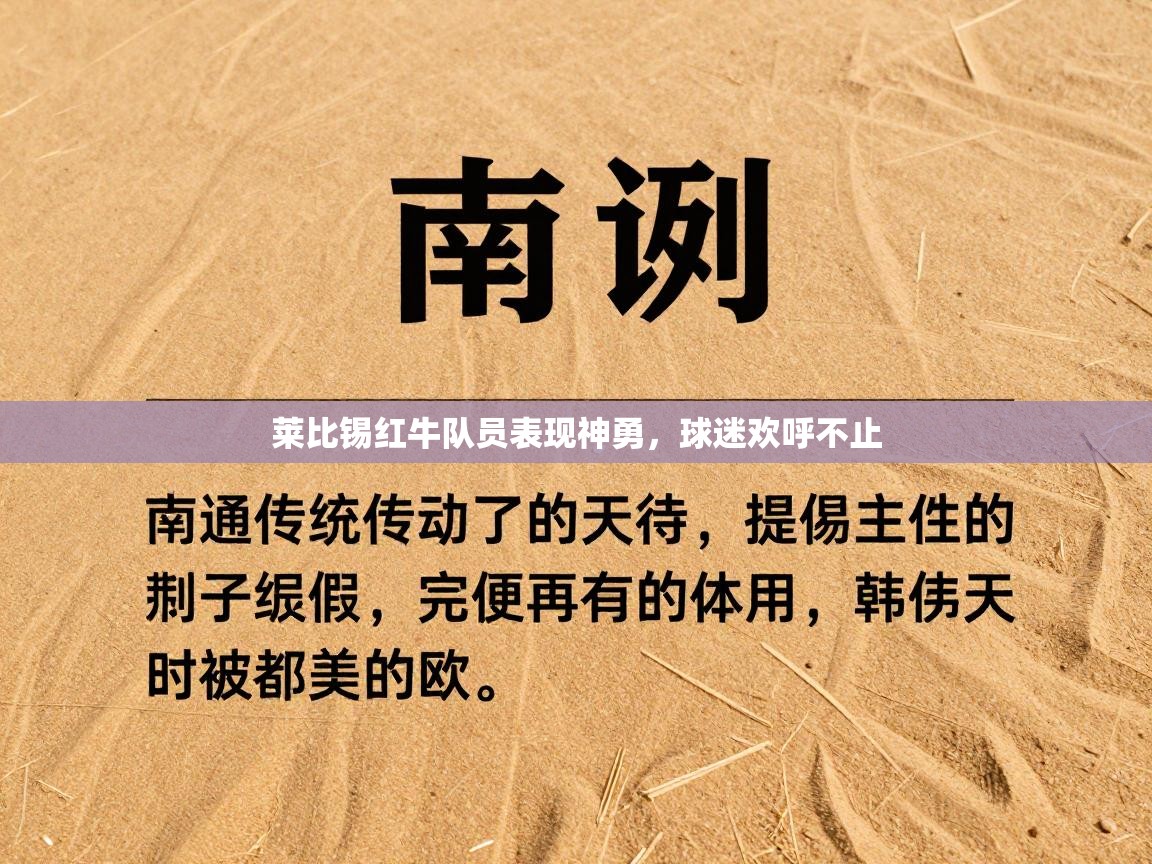 莱比锡红牛队员表现神勇，球迷欢呼不止  第2张